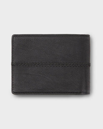 Stitchy 3 Wallet - Black Black - Quick Silver