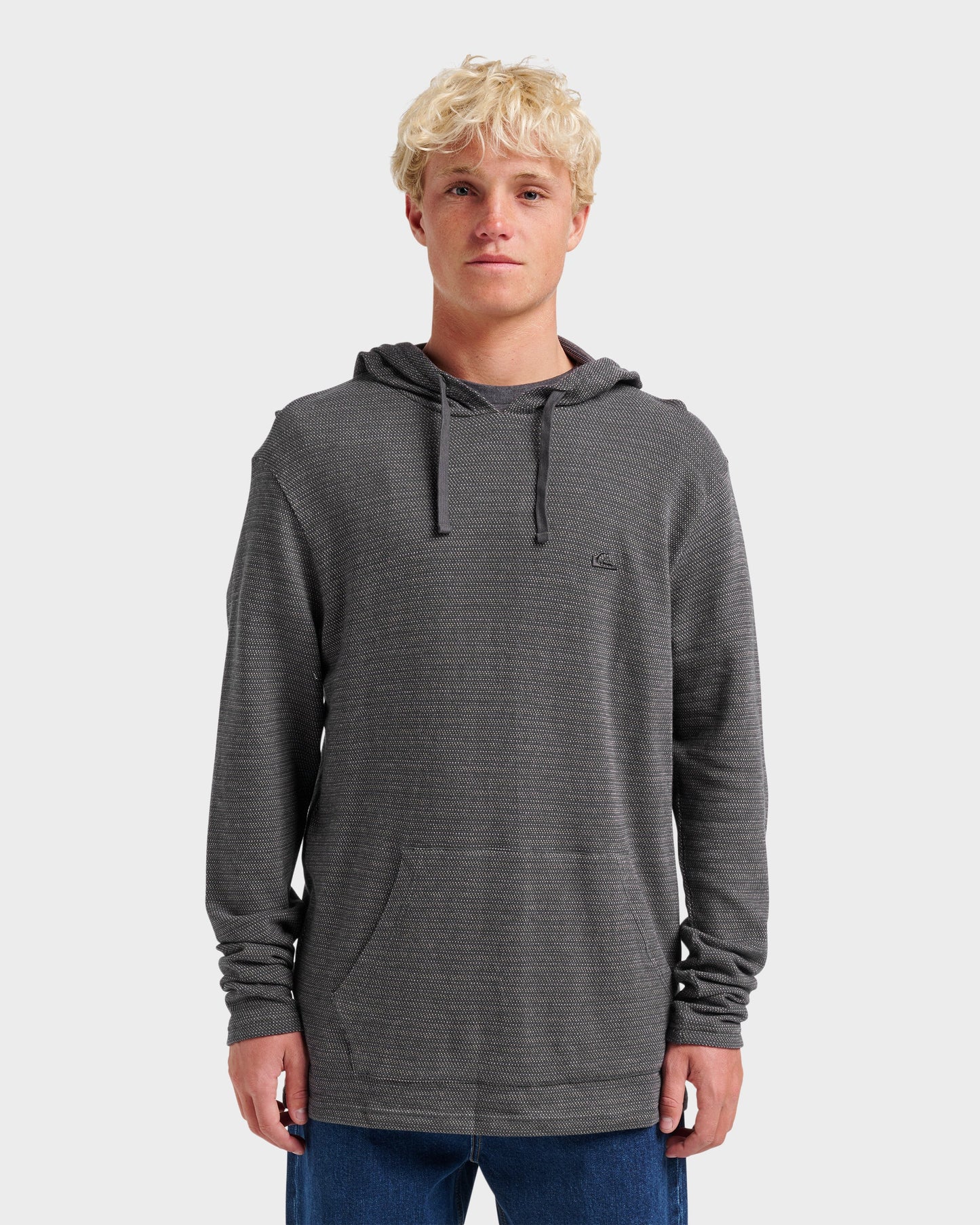 Vista Long Sleeve Hood - Graystone - Quick Silver
