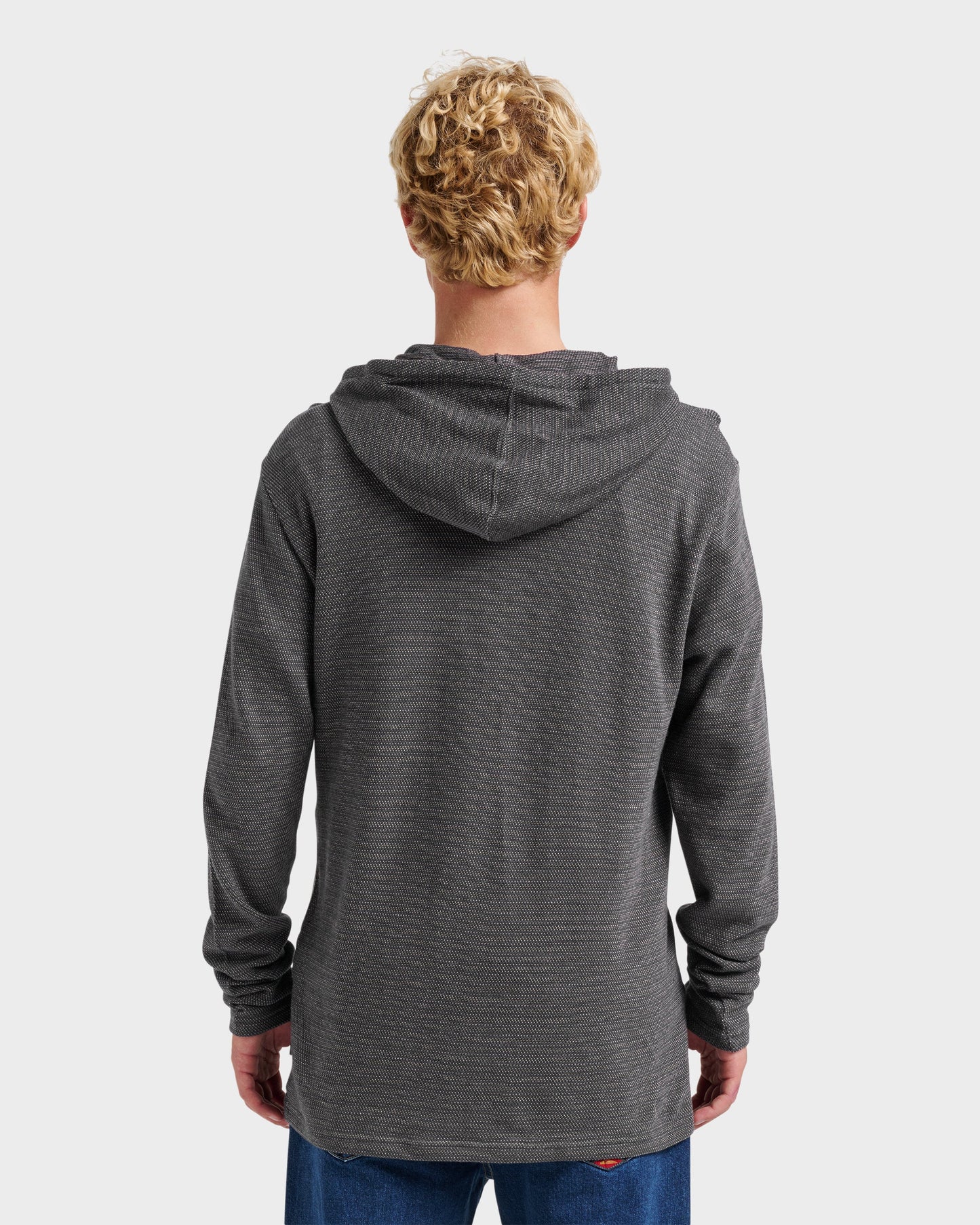 Vista Long Sleeve Hood - Graystone - Quick Silver