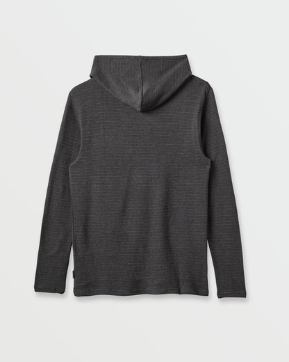 Vista Long Sleeve Hood - Graystone - Quick Silver
