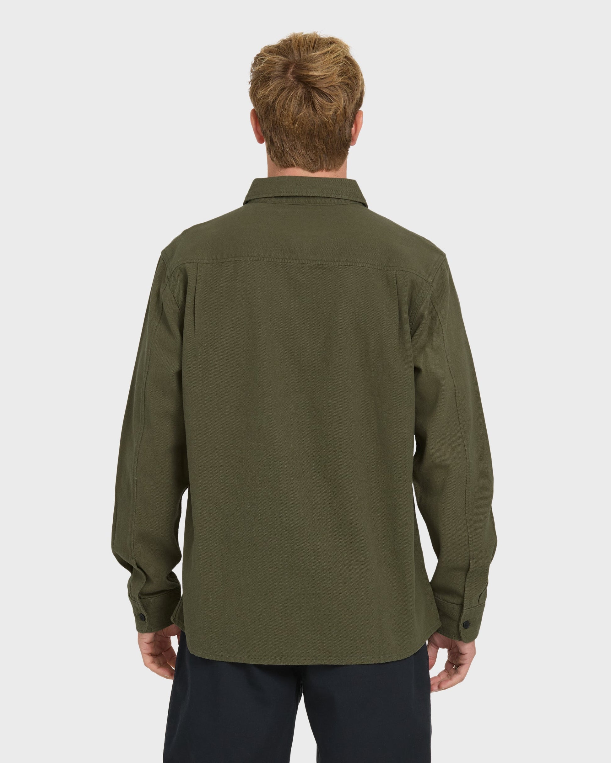 Heron Long Sleeve Shirt - Grape Leaf - Quick Silver