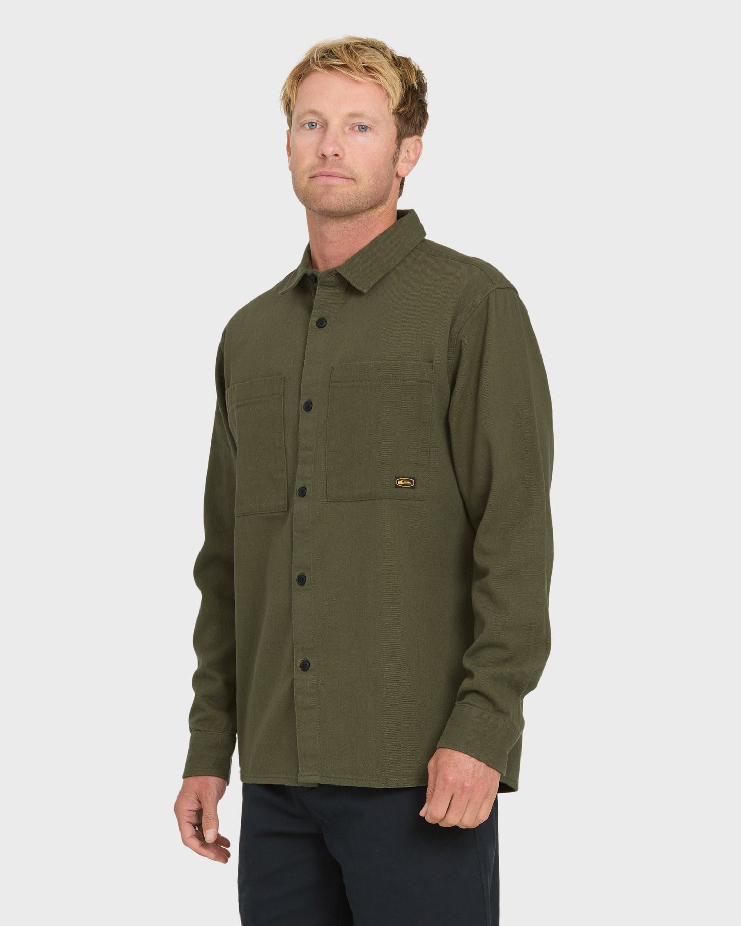 Heron Long Sleeve Shirt - Grape Leaf - Quick Silver