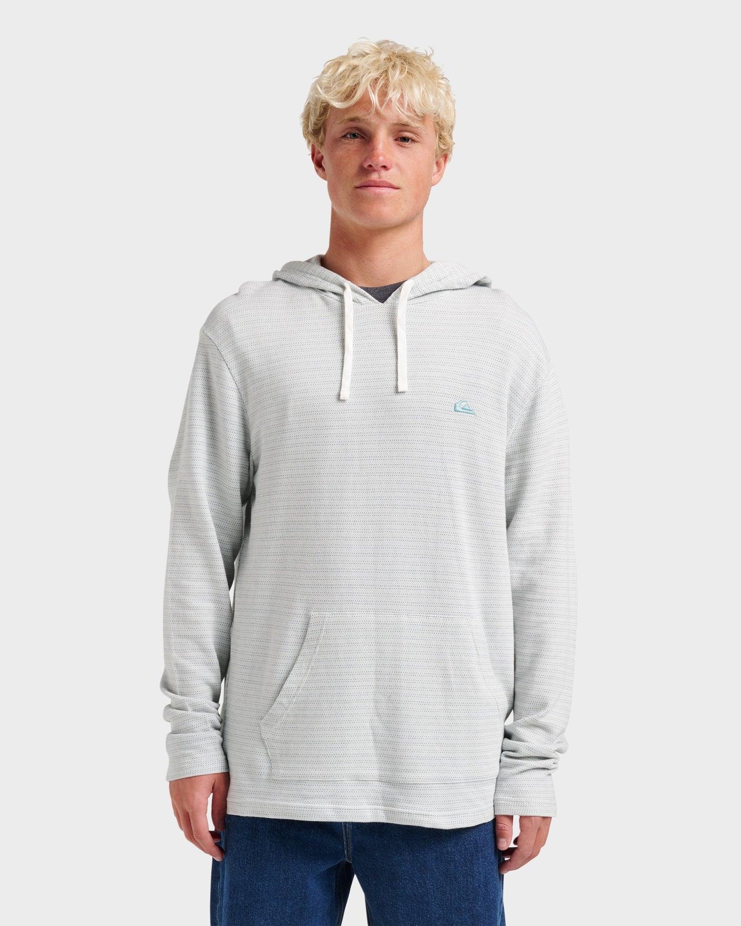 Vista Long Sleeve Hood - Ashley Blue - Quick Silver