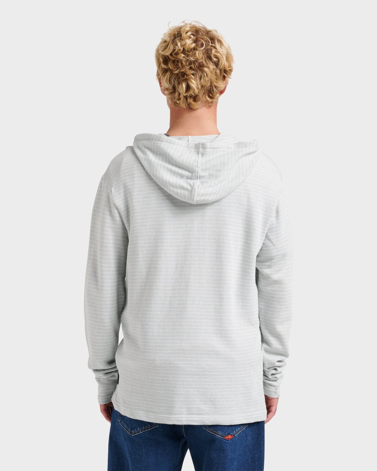 Vista Long Sleeve Hood - Ashley Blue - Quick Silver