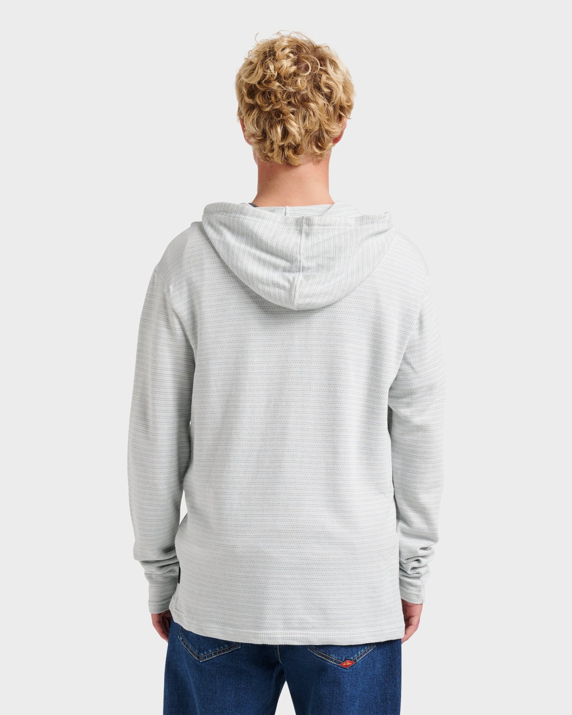 Vista Long Sleeve Hood - Ashley Blue - Quick Silver
