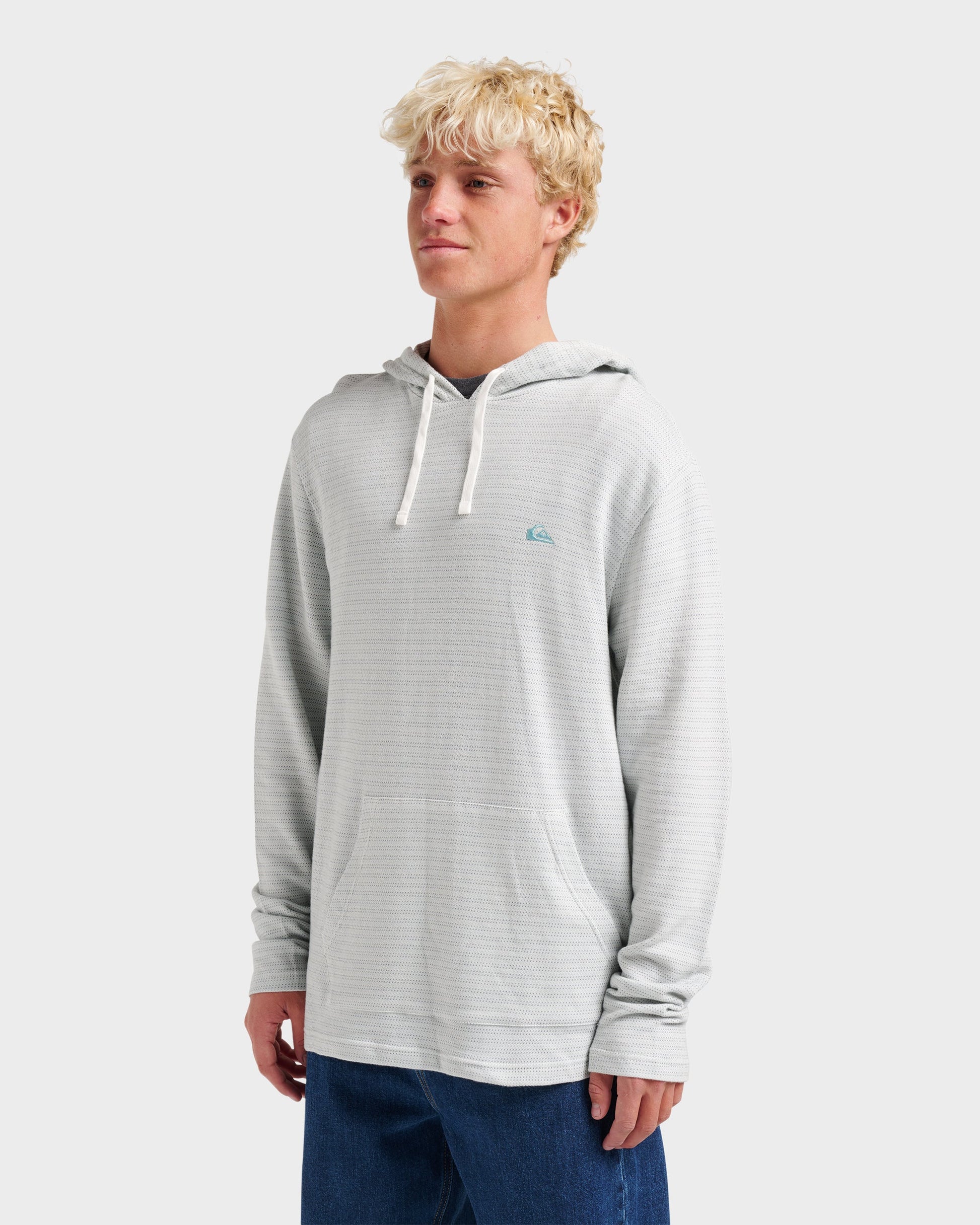 Vista Long Sleeve Hood - Ashley Blue - Quick Silver