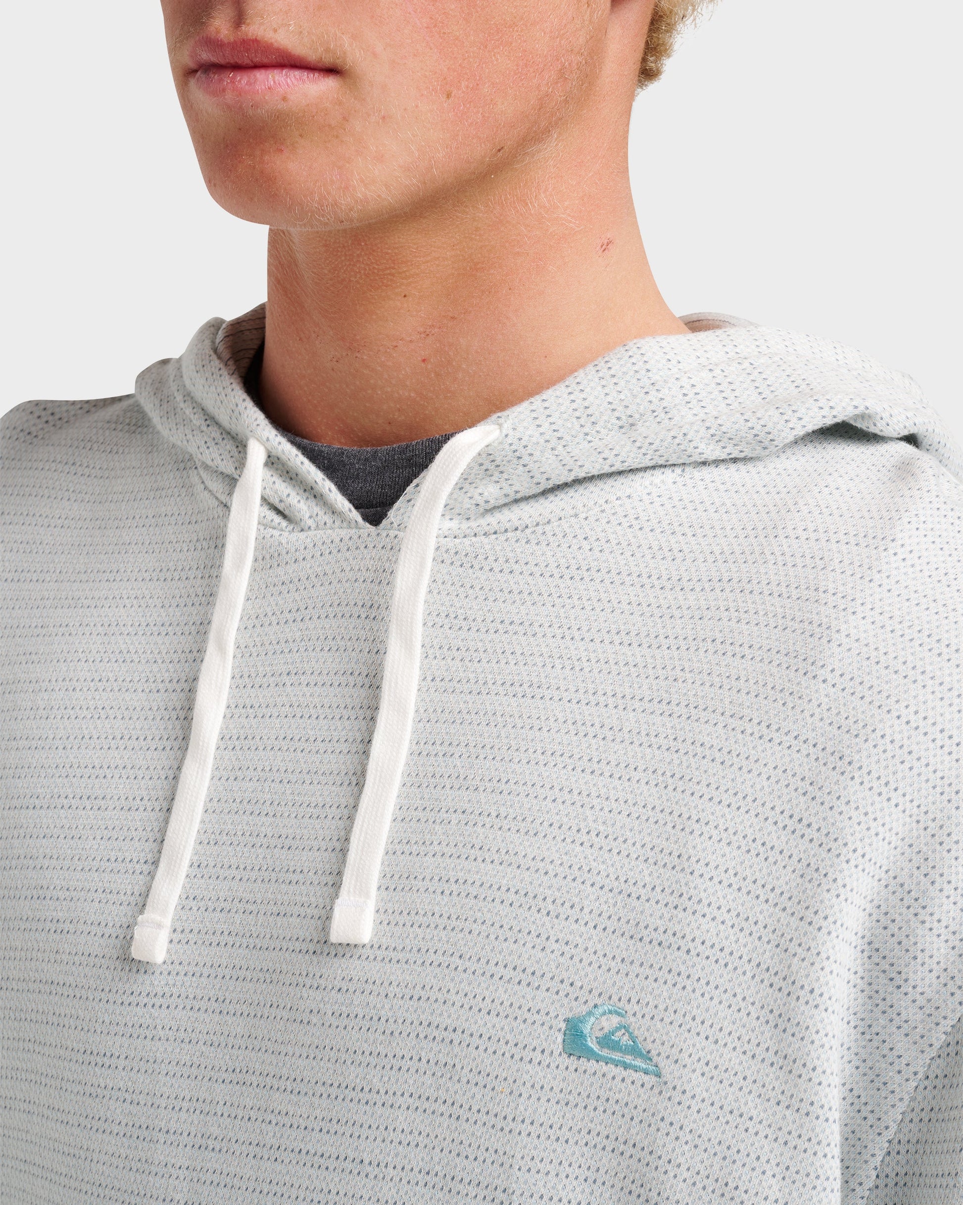 Vista Long Sleeve Hood - Ashley Blue - Quick Silver