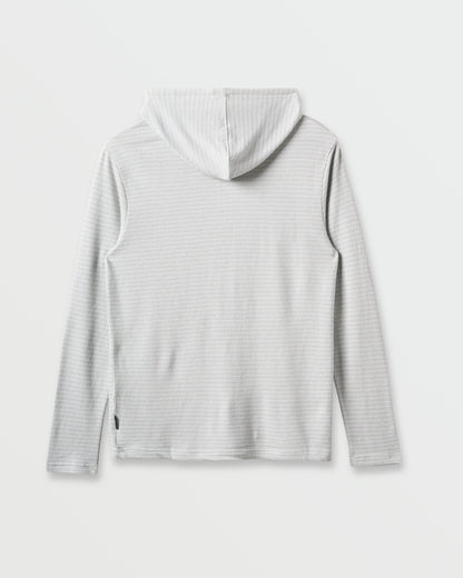 Vista Long Sleeve Hood - Ashley Blue - Quick Silver