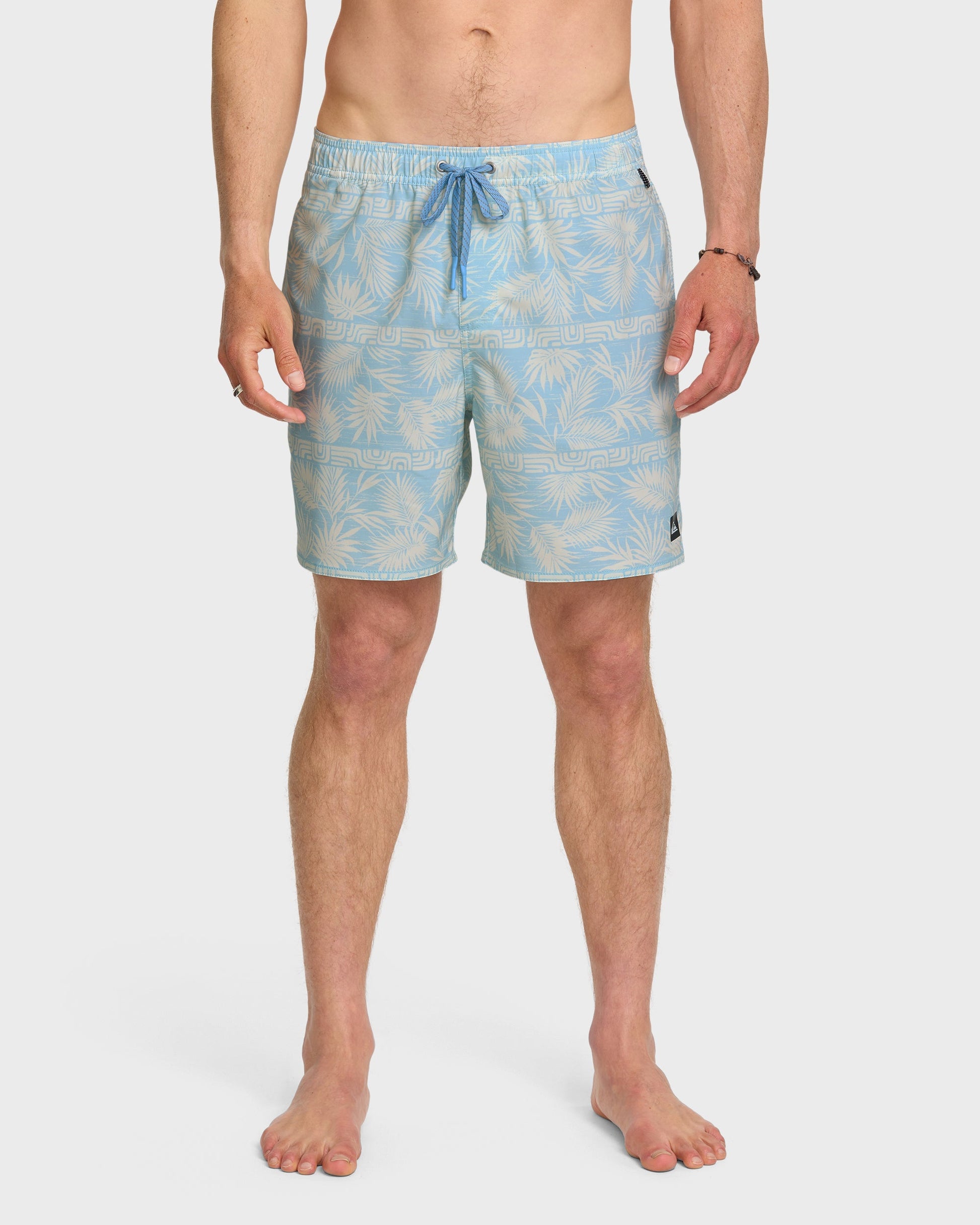 Waterman Fern Garden 17" Swim Trunks - Beach Blue - Quick Silver