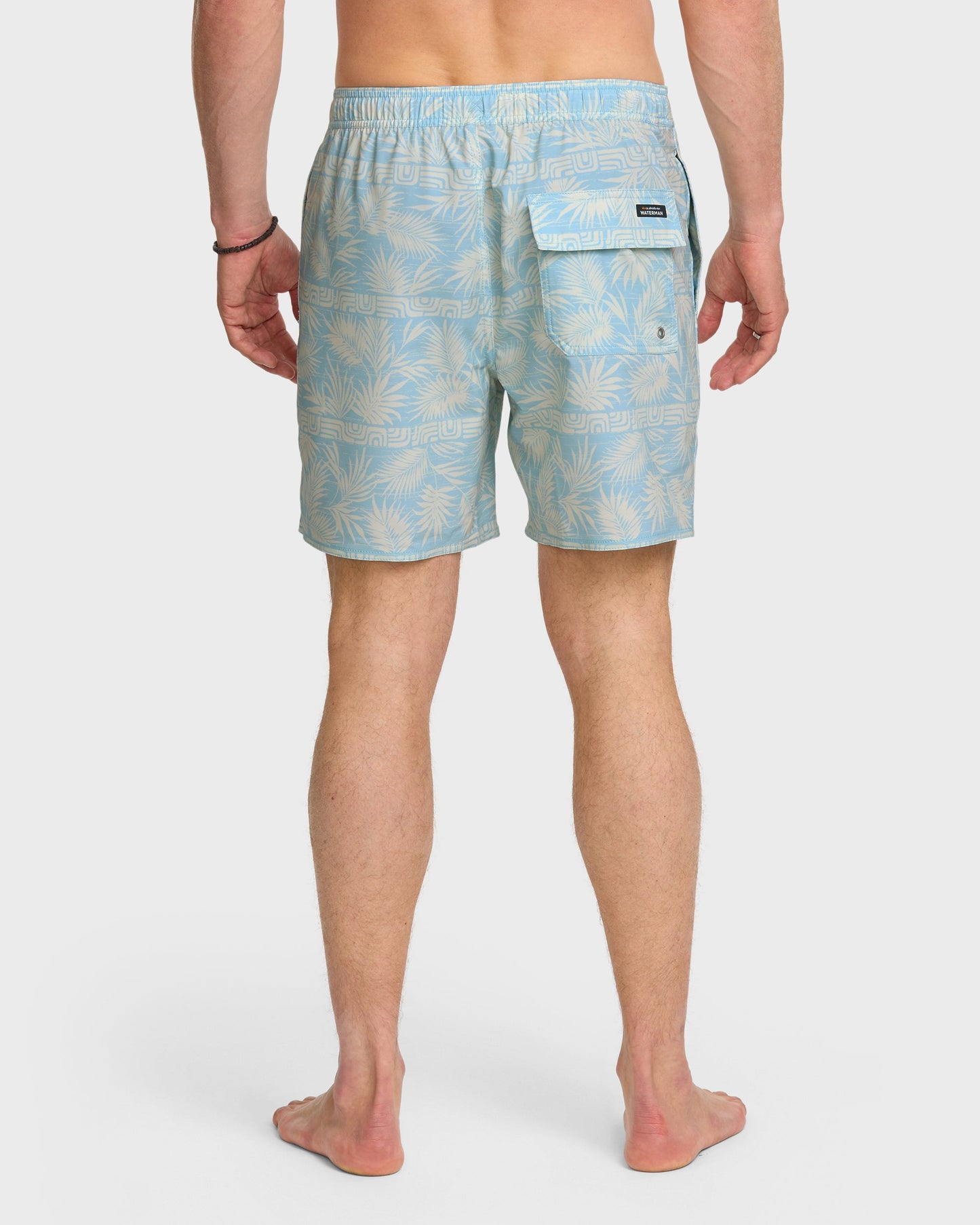 Waterman Fern Garden 17" Swim Trunks - Beach Blue - Quick Silver