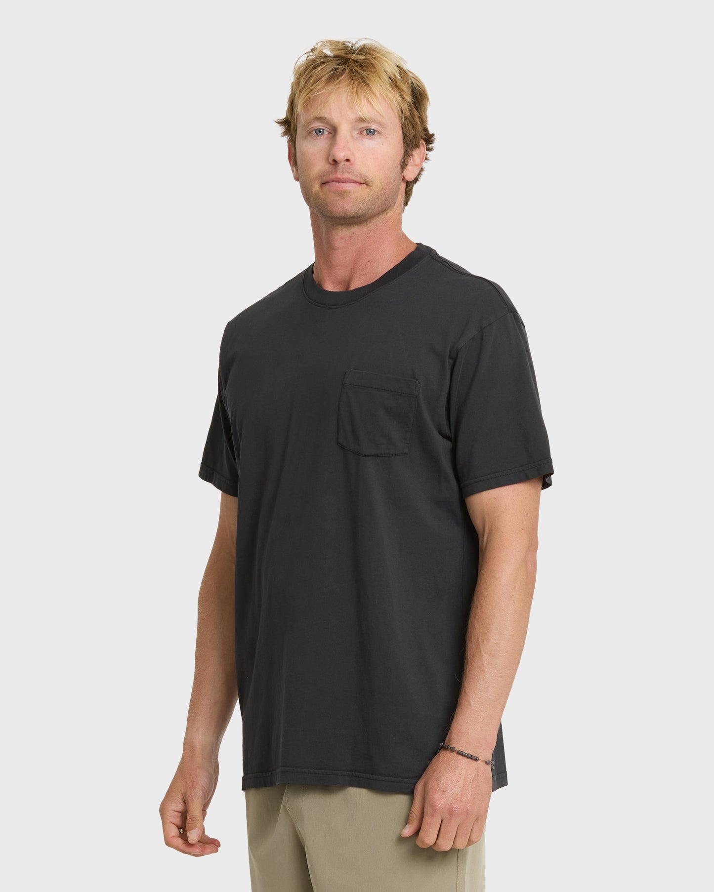 Saltwater Pocket Tee - Black - Quick Silver